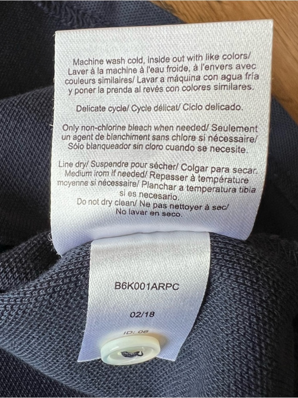 Psycho Bunny Polo Men’s Size L (6) Navy Blue 100% Pima Cotton Preppy Club Golf - Picture 7 of 13